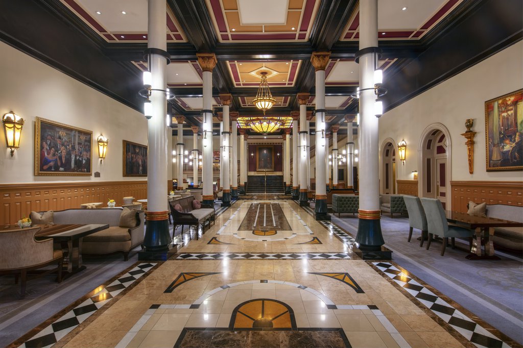 Driskill Hotel hallways