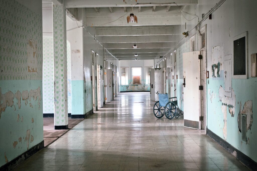Hallway in Trans Allegheny Lunatic Asylum