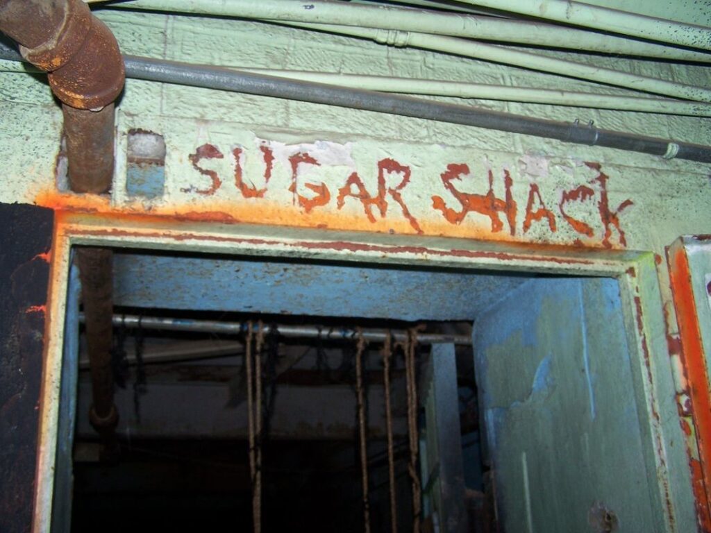 Sugar shack reception at Moundsville Penitentiary