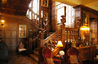 Thornewood castle staircase