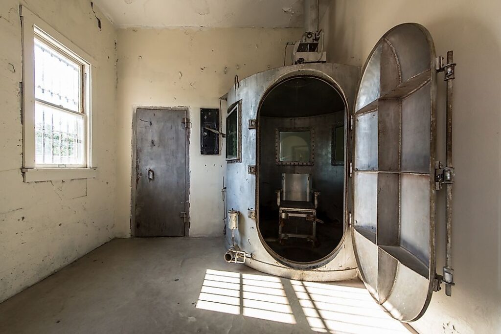 Wyoming Frontier Prison gas chamber