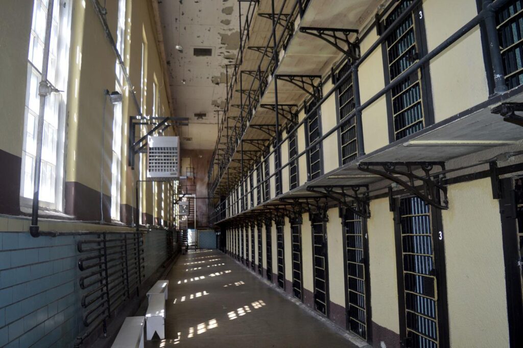 Wyoming Frontier prison cell block