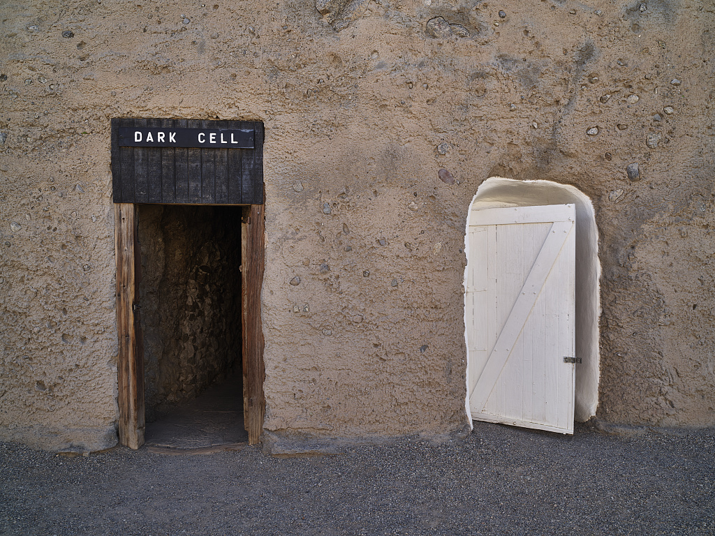 dark cell room in Yuma Territorial Prison