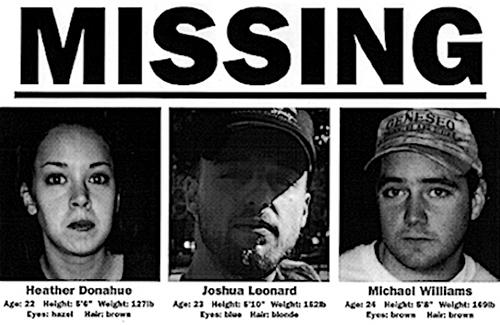 the blair witch project missing poster fake
