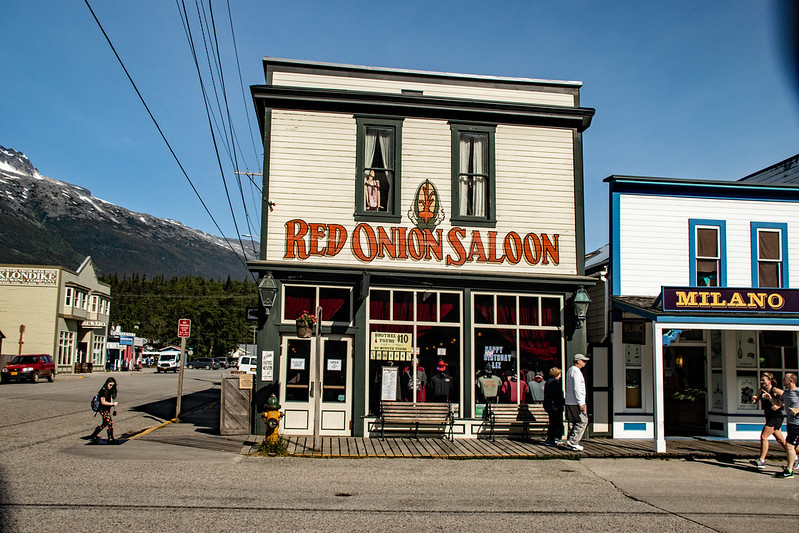 Red onion saloon facade