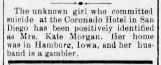 kate morgan newspaper clipping