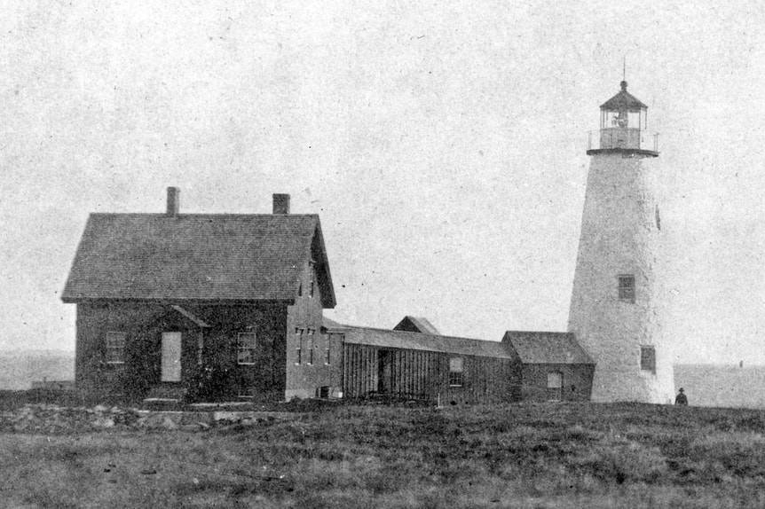 wood island lighthouse in 1859