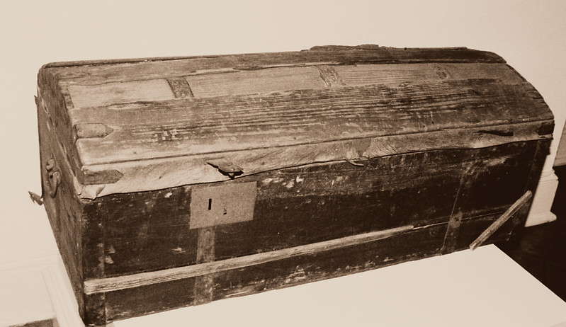 casket in old ursuline convent