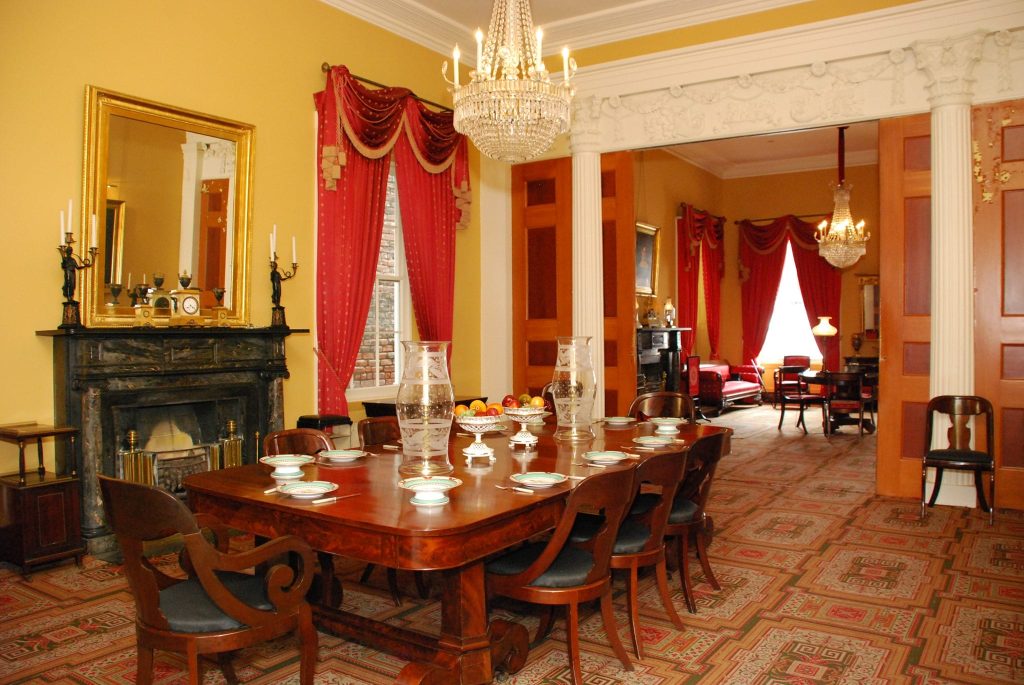 dining room of Hermann Grima House